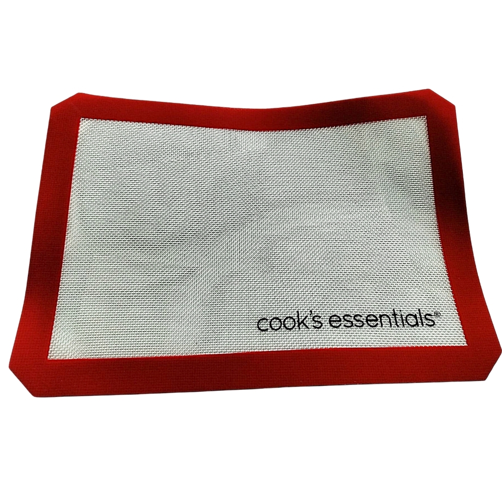 Cook's Essentials ~ White and Red Silicone Baking Mat Set. 5 Pieces NWOT - Picture 4 of 6
